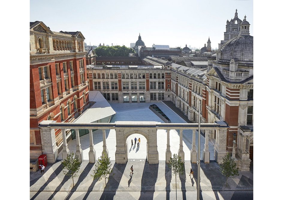 Visitors can enter the museum via the newly opened up Webb screen.