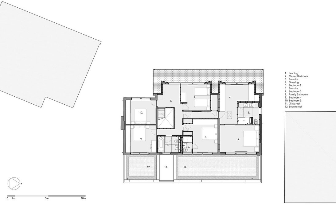 Weir Grove House - first floor plan.