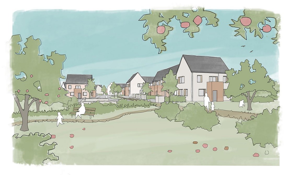 Thame Community Land Trust designed by Transition by Design