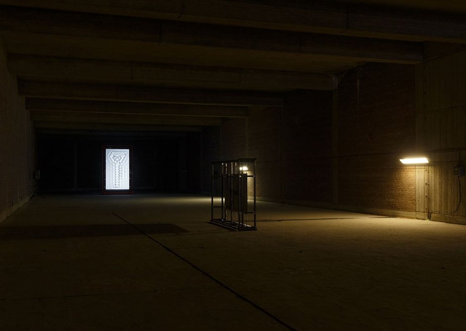 Installation view, Steven Claydon at Moore Street electricity substation. Courtesy Art Sheffield.
