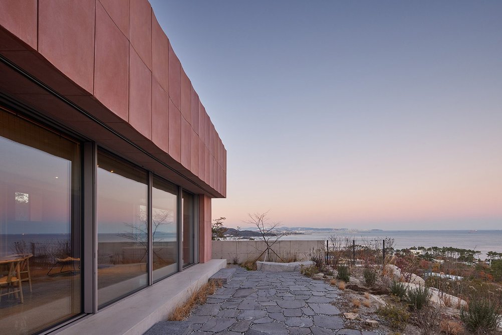 The front elevation has views onto the Sea of Japan.