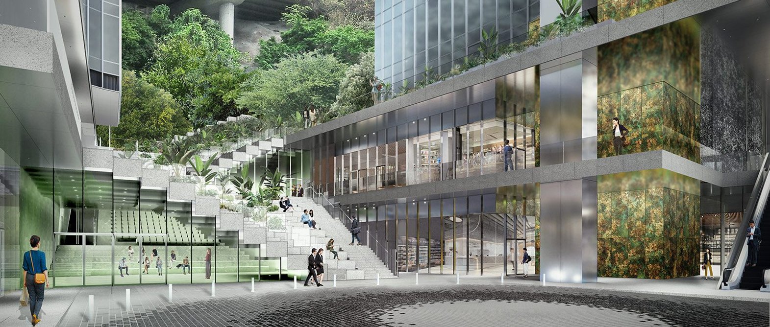 Collective’s podium design for 83 King Lam Street, Hong Kong.