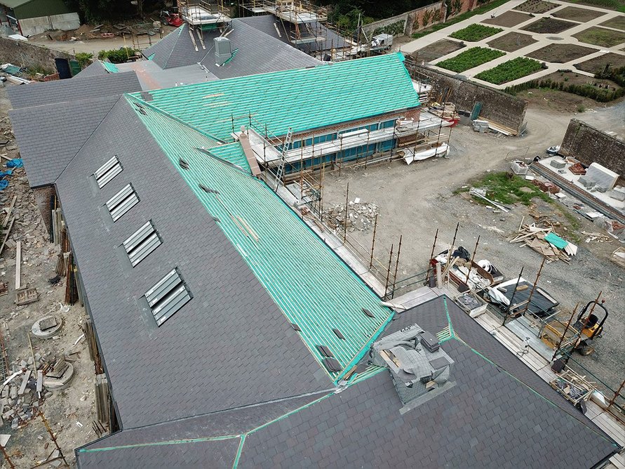 Roofshield roofing membrane eliminates the incidence of interstitial condensation in pitched roofs.