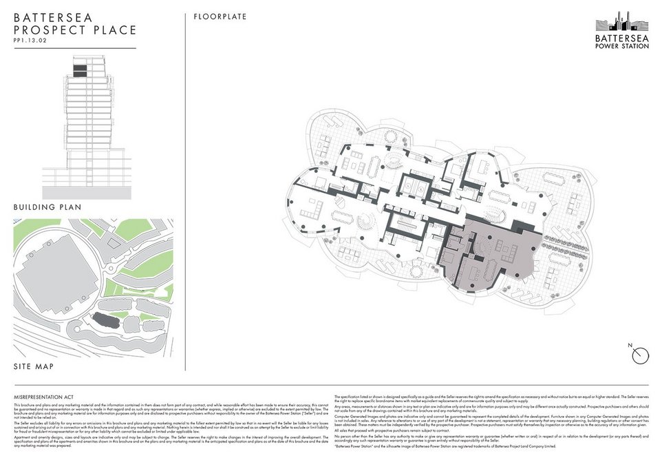 Penthouse floorplan.