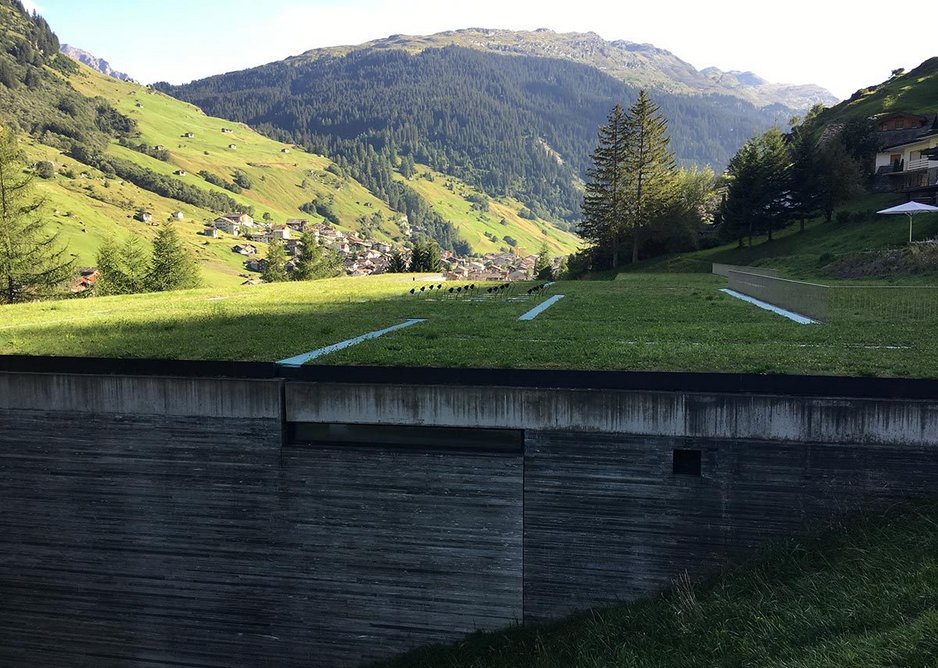 Therme Vals, Switzerland, designed by Peter Zumthor.