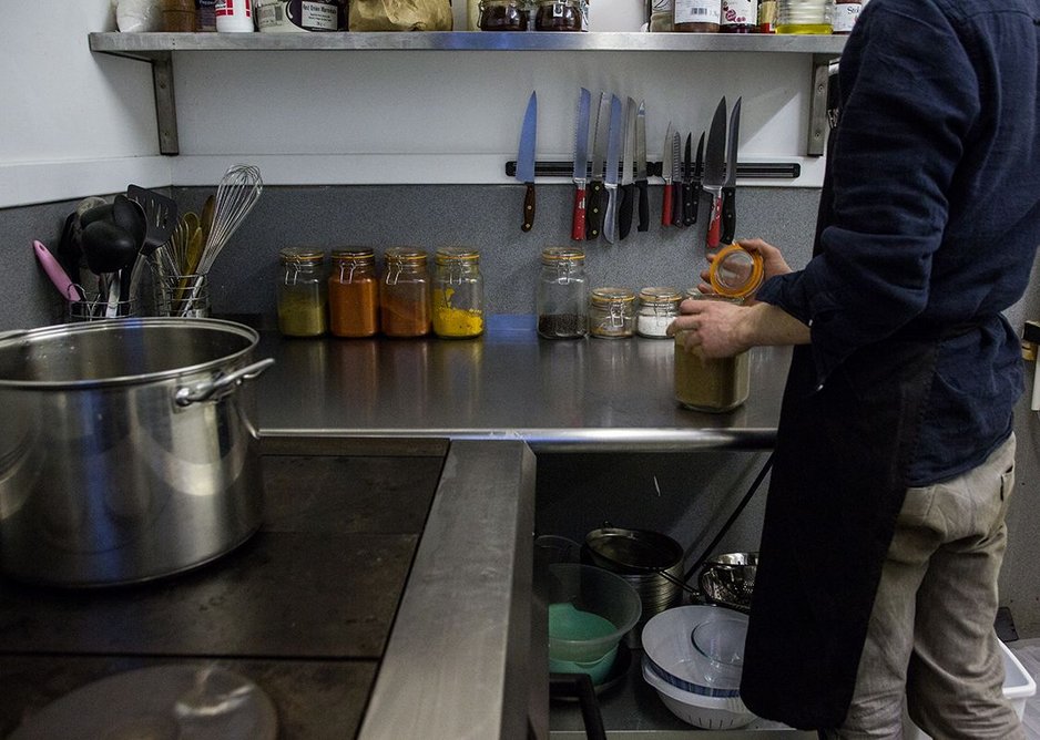 The kitchen where waste is transformed into good food