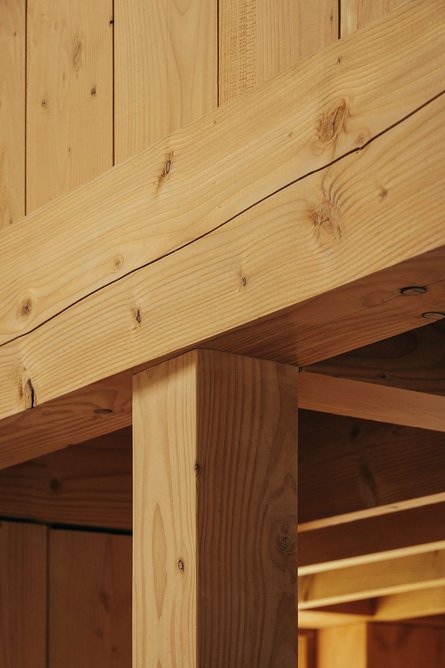 Local Douglas Fir was sourced for the project.