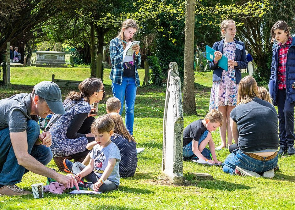 Events brought people into the cemetery.