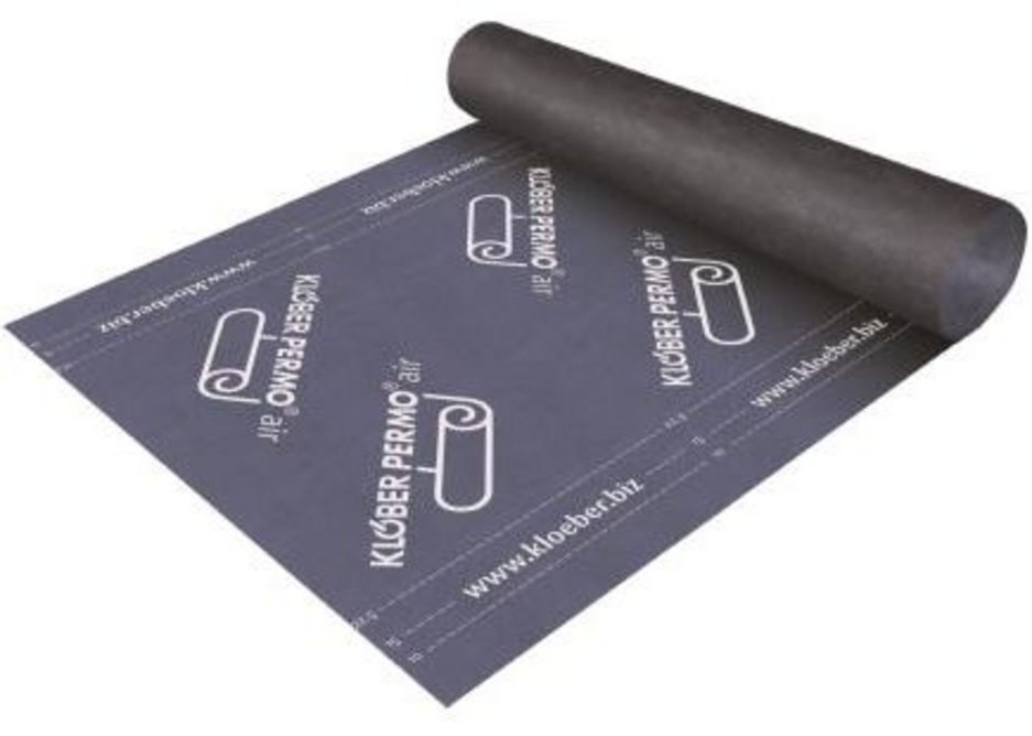 Klober's air-open underlay for ventilation performance.