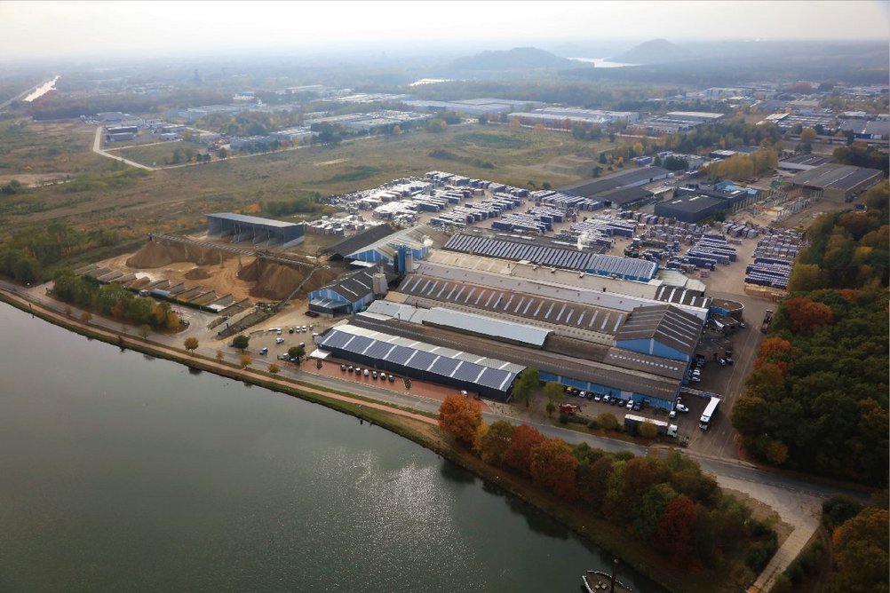 Vandersanden’s manufacturing facilities at Lanklaar, Belgium.