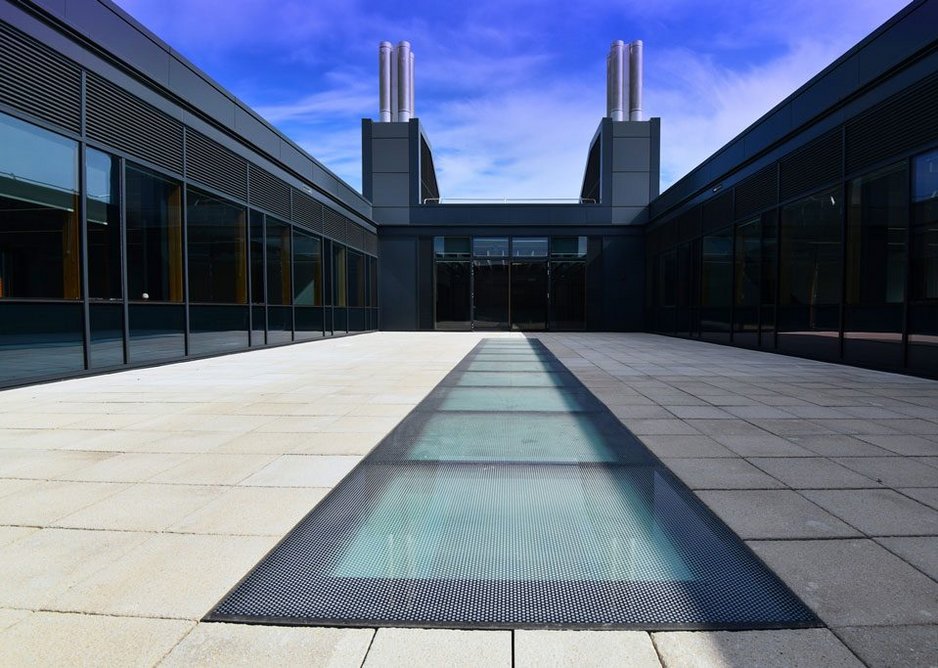 Made-to-order Xtralite glass walk-on rooflights are ideal for modern, flat roofed extensions.