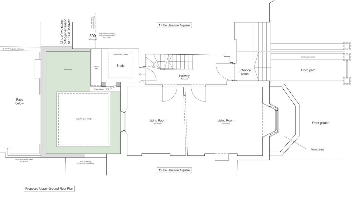 Upper Ground floor plan.