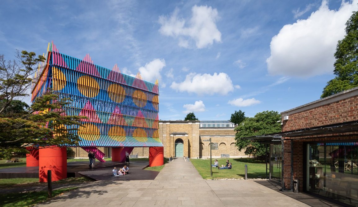 Colour Palace 2019 by Yinka Ilori and Pricegores at Dulwich Picture Gallery, London.