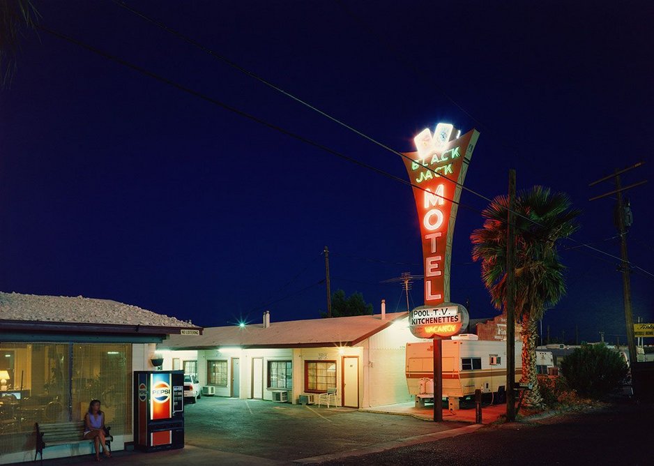 The Black Jack Motel by Fred Sigman (1995), from the new book Motel Vegas