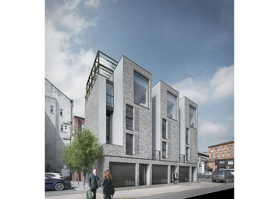 Sixtwo's Richmond Street project is three new townhouses in Manchester.