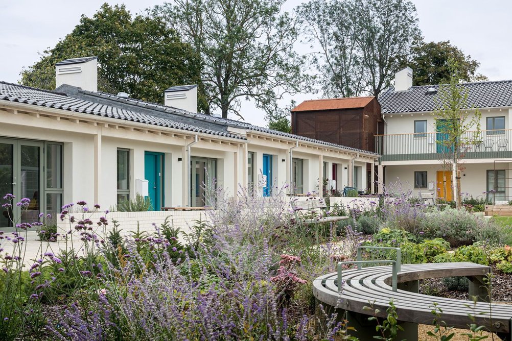 Dovehouse Court Almshouses.