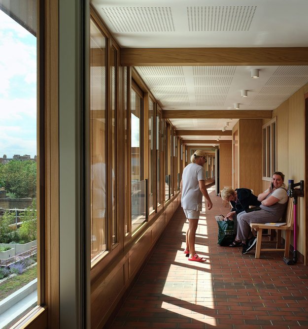 Appleby Blue Almshouse by Witherford Watson Mann Architects. Credit: Philip Vile