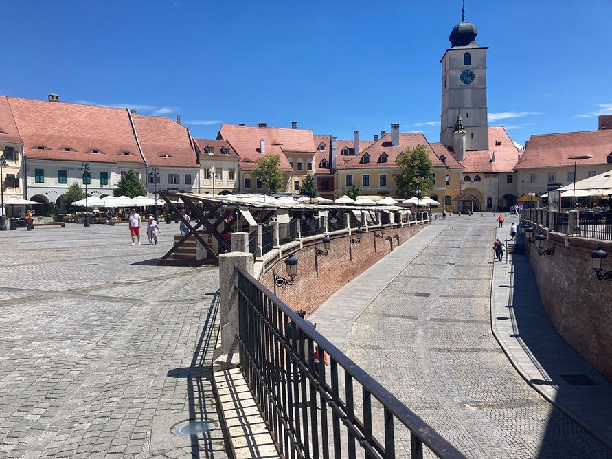 Saxon town of Sibiu.