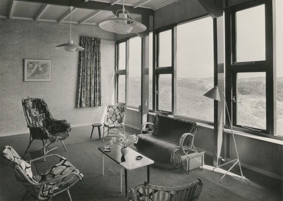 A Komter, Holiday Home for the Levy Family, Bergen aan Zee, 1954. Collection Het Nieuwe Instituut, KOMT f45. From Pleasure Parks, part of the Dissident Gardens exhibition programme at the Het Nieuwe Instituut in Rotterdam.
