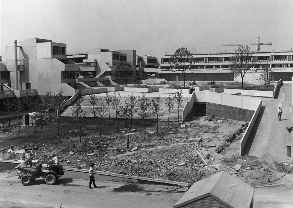 Thamesmead under construction.