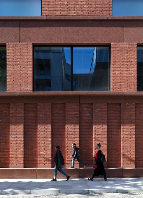 The winning scheme was praised by the judges for its relationship with a busy part of Kingsland Road in Hackney.