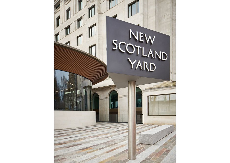New Scotland Yard Westminster London by AHMM