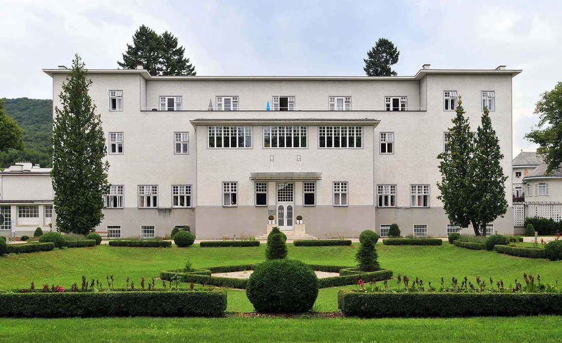 Josef Hoffmann, Sanatorium Westend, Purkersdorf, façade, 1905
