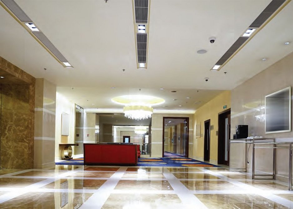 Acoustic plaster: Acoustic ceiling commercial application