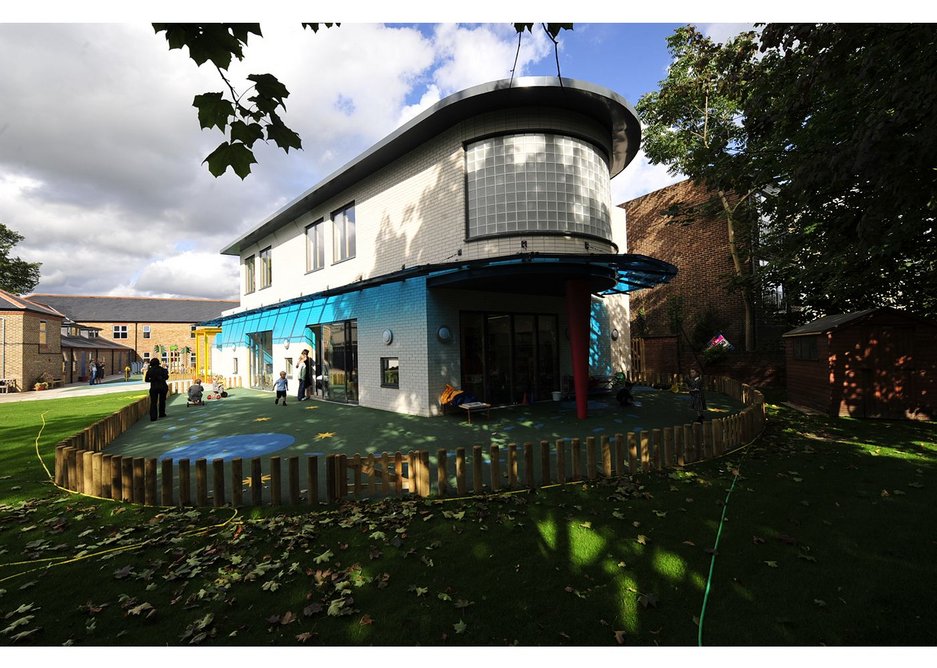 Nursery building and dance studio at Upton House School, first part of a masterplan for the school.