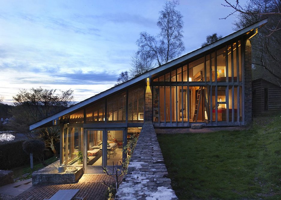 Private category – Ansty Plum house, Wiltshire, by Coppin Dockray. A nice retrofit and extension to a 50 year old house in Douglas fir by David Levitt.