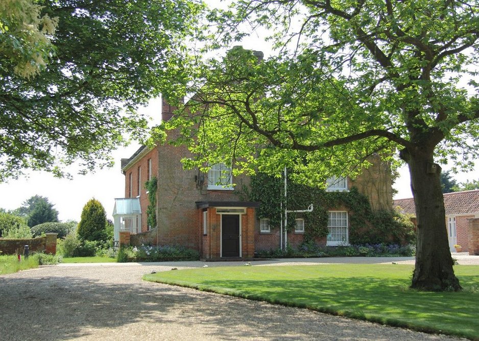 The Red House, Benjamin Britten’s house in Aldeburgh, as it is today.