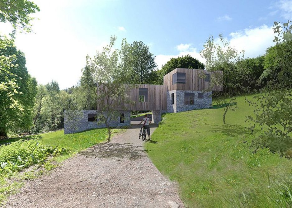 New house, Herefordshire, 2019, Kate Darby Architects.