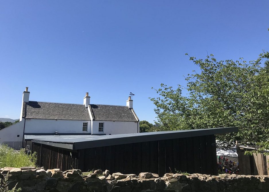 The Halliday Fraser Munro Architects project converts an old farmhouse.