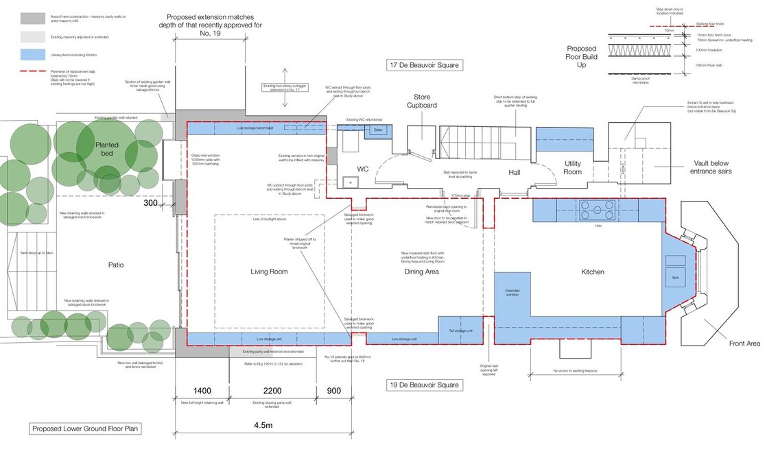 Lower Ground floor plan.