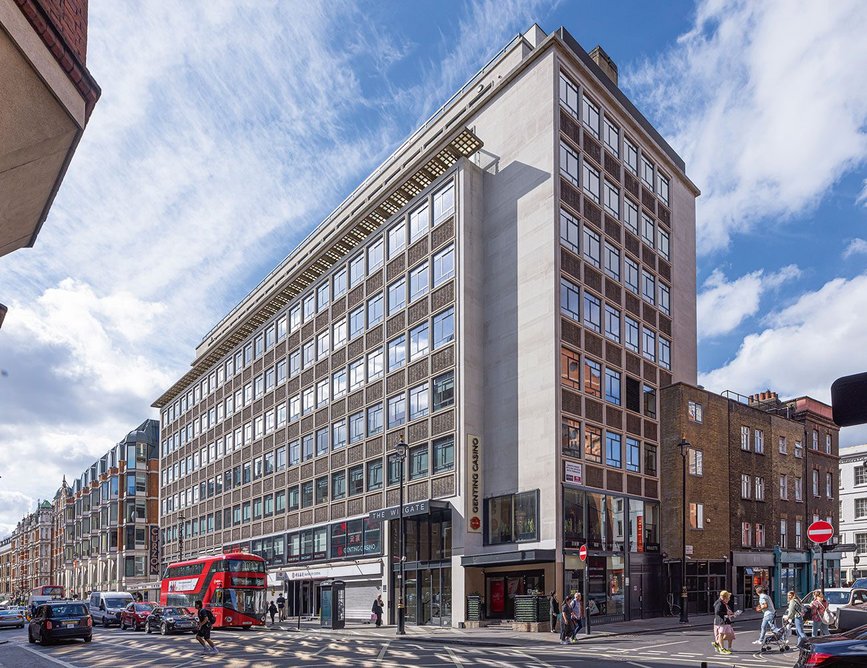 Renovation of the 70,000ft2 Wingate, on Soho’s Shaftesbury Avenue, targetted a Breeam Excellent rating.