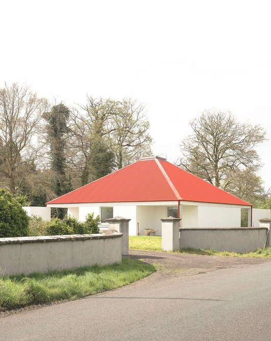 The house is positioned at the estate’s entrance.