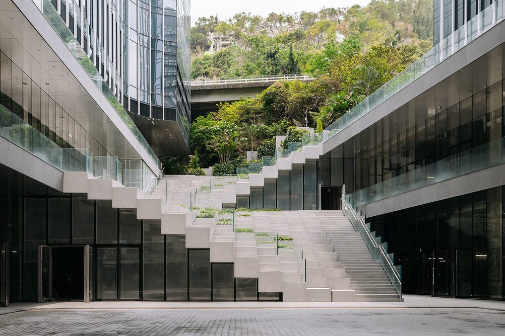 Collective’s podium design for 83 King Lam Street, Hong Kong.