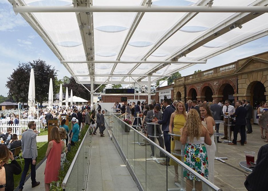 A new rain canopy has been added to improve the visitor experience.