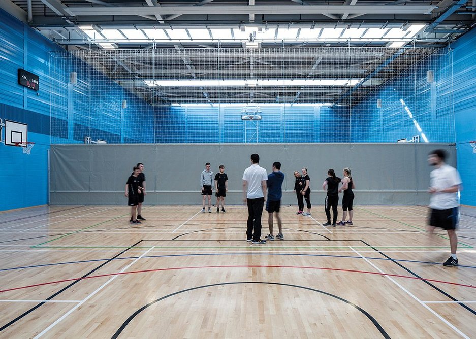 Sport Scotland standard indoor sports hall and training facilities