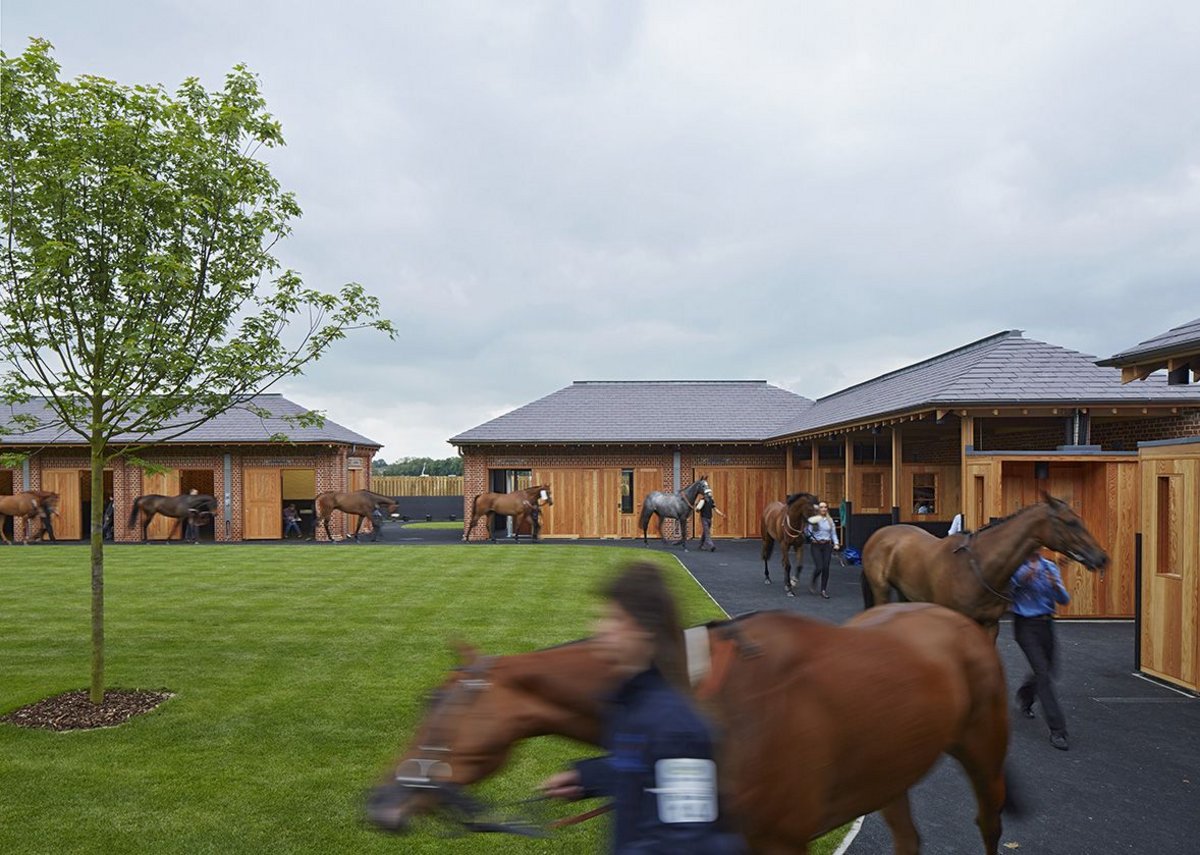 Phase one includes the pre-parade ring, saddling boxes and weigh-in building.