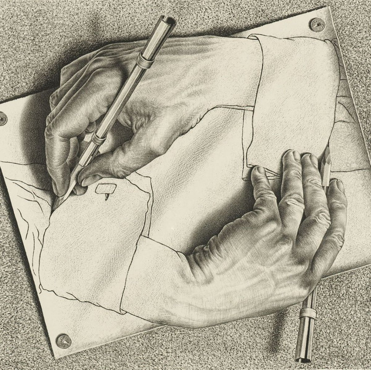 drawing hands mc escher