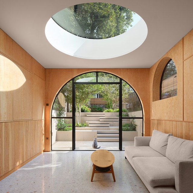 Dominic McKenzie Architects’ extension combines Scandinavian modernism with references to the existing building