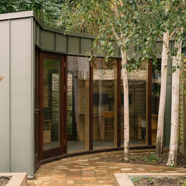 N4 Architecture’s Birch Pavilion provides a space for work, relaxation and listening to music