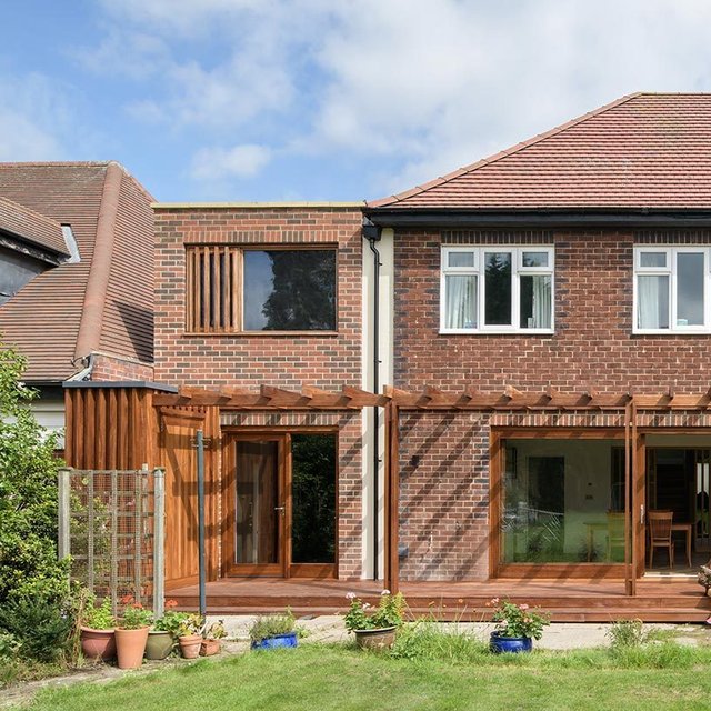 Timber loggia creates connections and a delightful place to pause