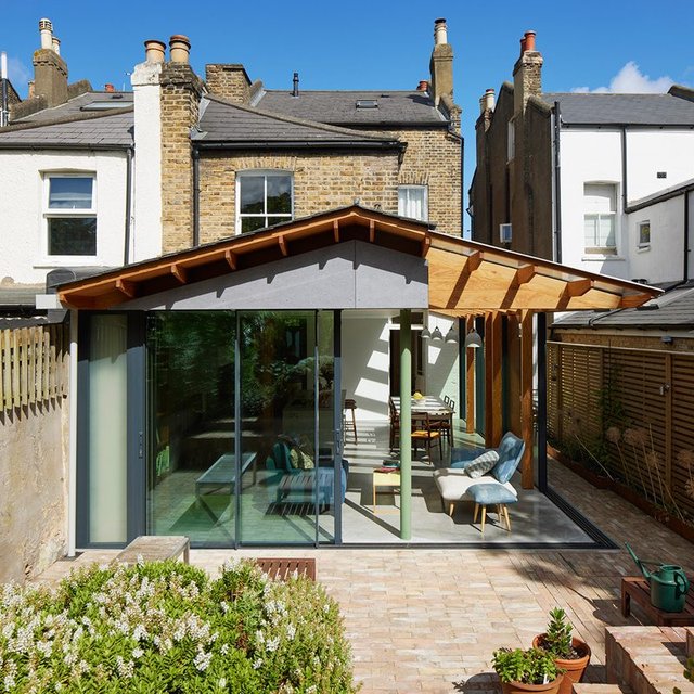 Civic co-founder Dan Jones on the ground-floor extension designed for his own family home