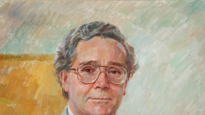Owen Luder, painted in 1978 by June Mendoza