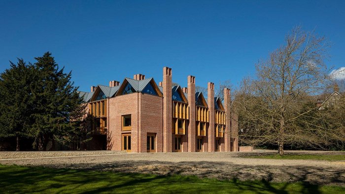 RIBA Stirling Prize winner 2022, Níall McLaughlin Architects' New Library at Magdalene College, Cambridge.