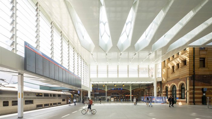 John McAslan + Partners and Woods Bagot, Central Station, Sydney Metro, Sydney, 2024.