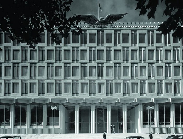 US Embassy Grosvenor Square London, 1955 | RIBAJ