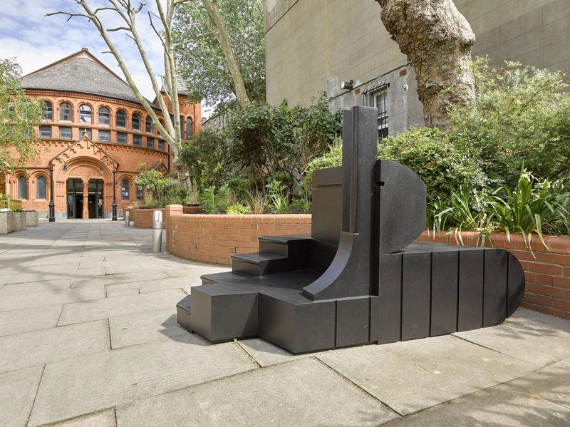 A fragment of the Counterspace Pavilion at the Tabernacle in Notting Hill.